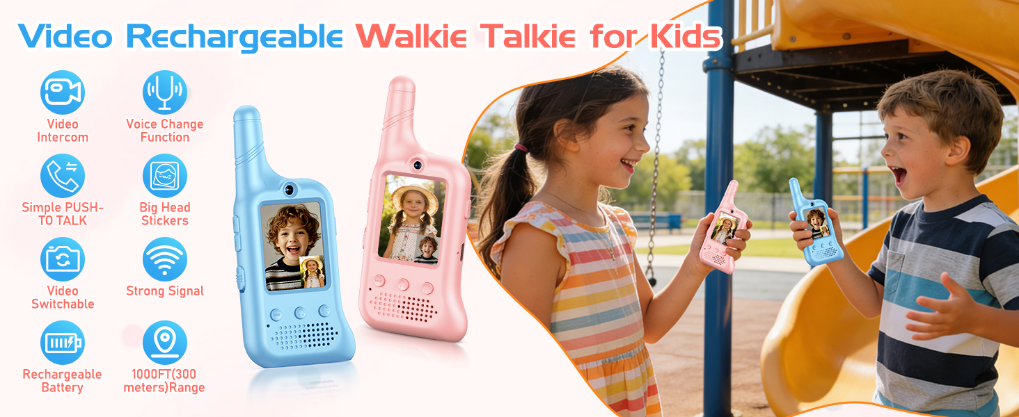 Video Walkie Talkies for Kids