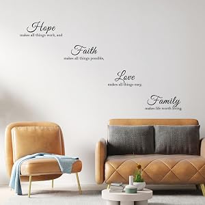 Our wall stickers applies to any smooth and flat surface.