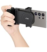 KIWIFOTOS Travel Phone Camera Grip Smartphones Tripod Handle with Remote Control &amp; Cold Shoe Moun...