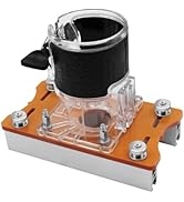 Espusta Furniture Wood Trimmer Router Base, Router Slotting Bracket, 2 in 1 Compact Wood Palm Rou...