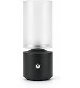 Souxgjey Rechargeable Cordless Table Lamp, Portable 3 Color Dimmable Desk Lamp with Frosted Acryl...