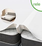 Vekkia 2-in-1 Split King Gap Filler with Built-in Fitted Sheet