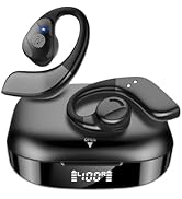 Golvery Bluetooth 5.3 True Wireless Earbuds w/DSP Noise Cancelling Mic, Open Ear Stereo Sports He...