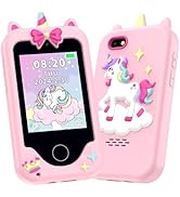 Nikuku Kids Smart Phone for Girls, Toddler Christmas Birthday Gifts for 3-8 Year Old, Childrens P...