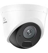 SANNCE 2K 3MP Super HD PoE Dome Security Camera - 100ft Dual IR Night Vision, Human and Vehicle D...