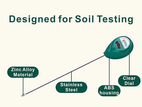 long stem soil moisture meter