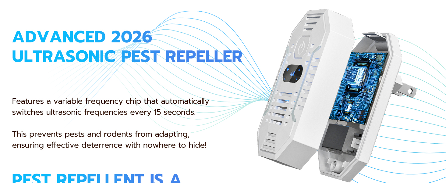 Ultrasonic Mouse Rodent Repellent Indoor