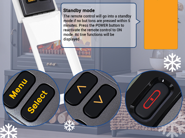 2166-330 Fireplace Remote Control Transmitter for Heat N Glo 