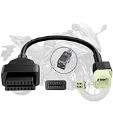 OBD2 Adapter Cable for Honda, Honda Motorcycle OBD Diagnostic Cable 4Pin to 16Pin