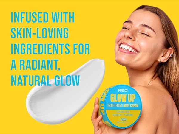 Red by Kiss Glow Up Skin Toning Body Care Collection