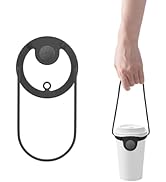 BONE Cup Tie 2, Portable Coffee Cup Carrier with Handle Strap, Silicone Boba Tea Cup Holder with ...