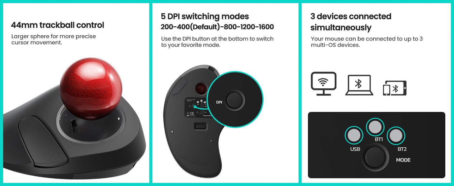 bluetooth trackball wireless ball mouse roller mouse wireless mouse trackball ball mouse