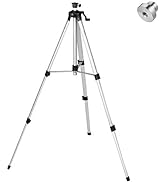 Firecore Adjustable 60-inch Aluminum Alloy Laser Tripod, with Bubble Level and Extra 5/8"-11 Trip...