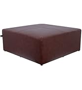 THE CREW FURNITURE Brigantine Cocktail Ottoman Chestnut
