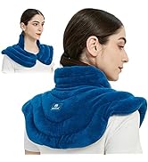 MEISENHOME Microwavable Heating Pad for Neck Pain Relief, Weighted Neck Heating Wrap for Neck Sho...