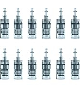 Microneedling Derma Roller Pen Cartridges (12pcs* 36 pin 0.25mm) For M8,M7 At Home Use