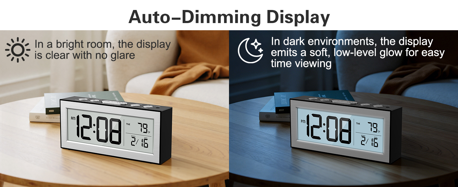 battery clock