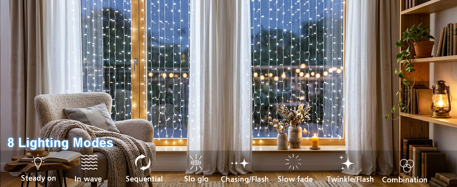 led curtain lights