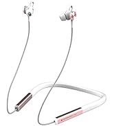 Prosonic N10 Bluetooth 5 Neckband Headphones with12mm Drivers 12 Hours Playtime, HD Stereo Crysta...