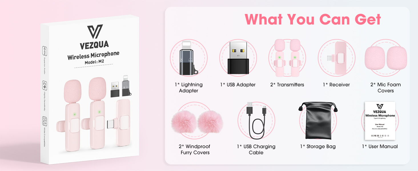 microphone for iphone pink