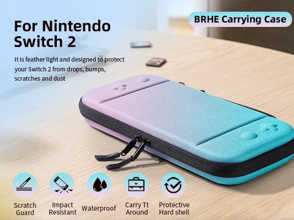 Switch 2 Carry Case Compatible with Nintendo Switch 2 Console