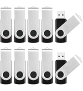 16GB Flash Drive 10 Pack Thumb Drive, USB2.0 Memory Stick Jump Drive Pendrive with LED Indicator,...