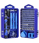 Lifegoo Precision Screwdriver Set, Upgrade 121 in 1 Magnetic Eyeglass Repair Tool Kit for iPhone/...