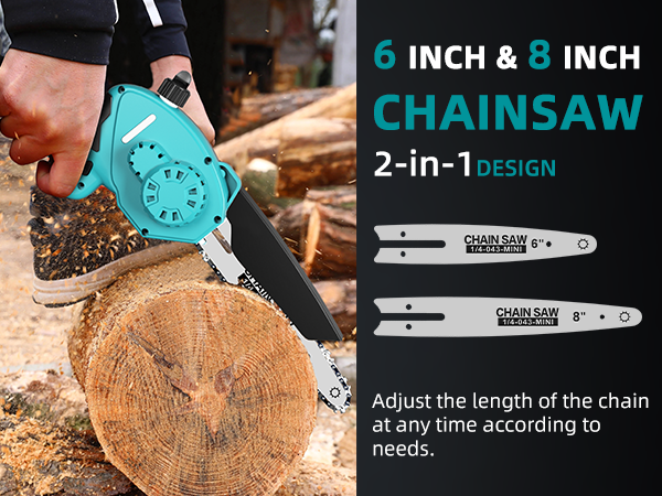 mini chainsaw cordless