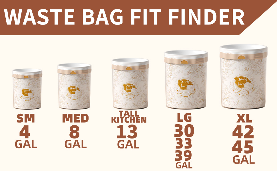 garbage bags 13 gallon tall kitchen