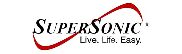 supersonic super sonic hdtv high definition television hd antenna bluetooth speakers