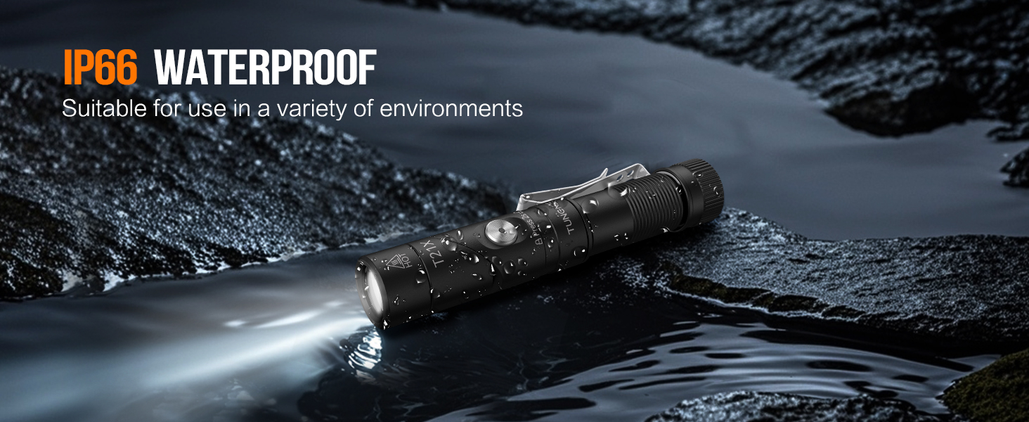 Waterproof flashlight