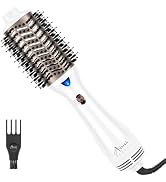 Aima Beauty Blow Dryer Brush - Ionic Ceramic Hot Air Brush for Frizz-Free Straightening &amp; Volumin...