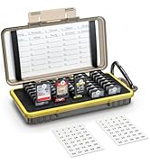 40 Slots Durable Memory Card Case Holder Organizer Keeper Water-Resistant Protector for SD SDHC S...