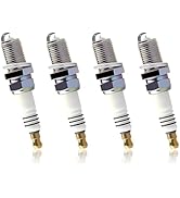 Zosgrew 4 PCS Iridium Spark Plugs, High-performance Ignition System Spark Plug, Replacement OEM #...