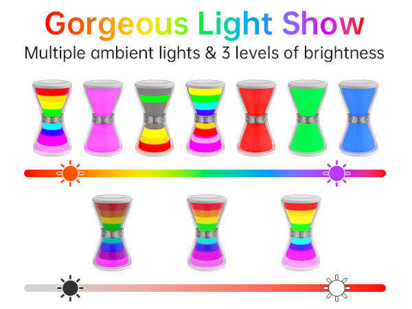 night light alarm clock