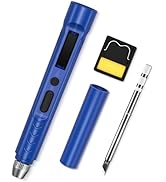 ZYKYCX Portable Soldering Iron Kit for Electronics, 302?-842? Fast Heating, Multi-Function Solder...