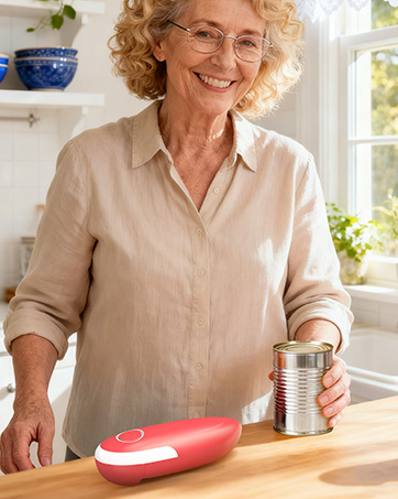 One Touch Battery Operated Automatic Can Opener