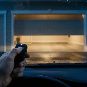 Garage door opening while remote is used inside the car