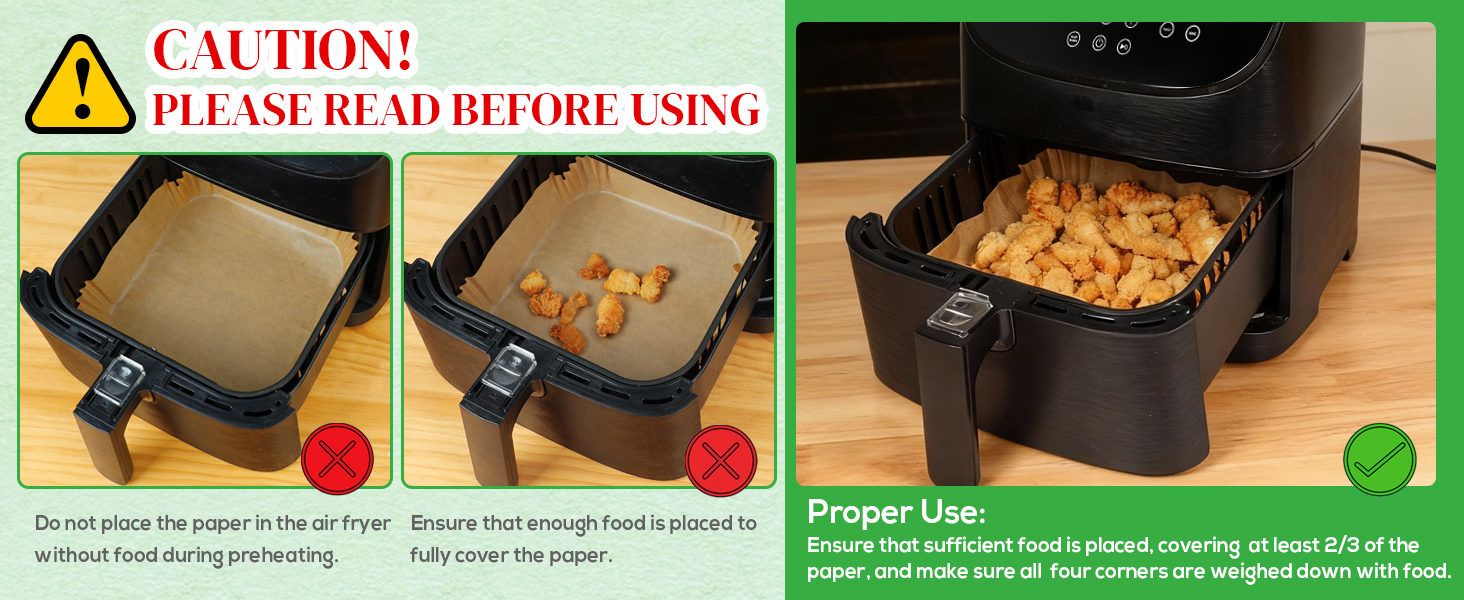 disposable air fryer liners