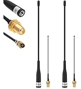 Meshnology 2Pcs 915MHz LoRa Antenna 10dBi Gain for Meshtastic Long Range Soft Whip Antenna 40cm O...