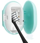 ALLGLAM Portable Toothbrush Cleaner Case, Rechargable Toothbrush Covers Case, Toothbrushes box wi...