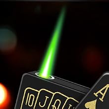 green flame lighter