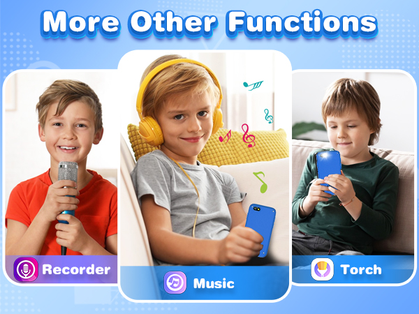 Kids Smart Toy Phone Girls Toy, Toddler Touchscreen Game Phone for 3 4 5 6 7 Year Old