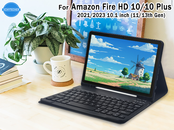 HD 10/10 Plus Keyboard case-Black+-1-1