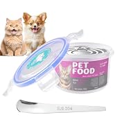 Canned Cat Food Storage Lids,Reusable Airtight Can Cover Pet Food Sealer - Keeps Cat Food Storage...