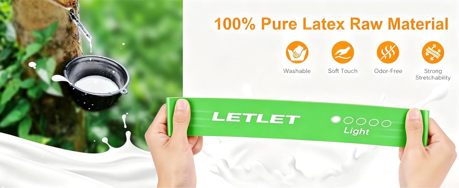 This 5-band set provides variable resistance (light to heavy) to grow with your fitness journey