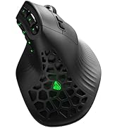 SOLAKAKA E9 Vertical MMO Gaming Mouse,248000 DPI,Tri-Mode Ergonomic Wireless Mouse with 10 Side B...