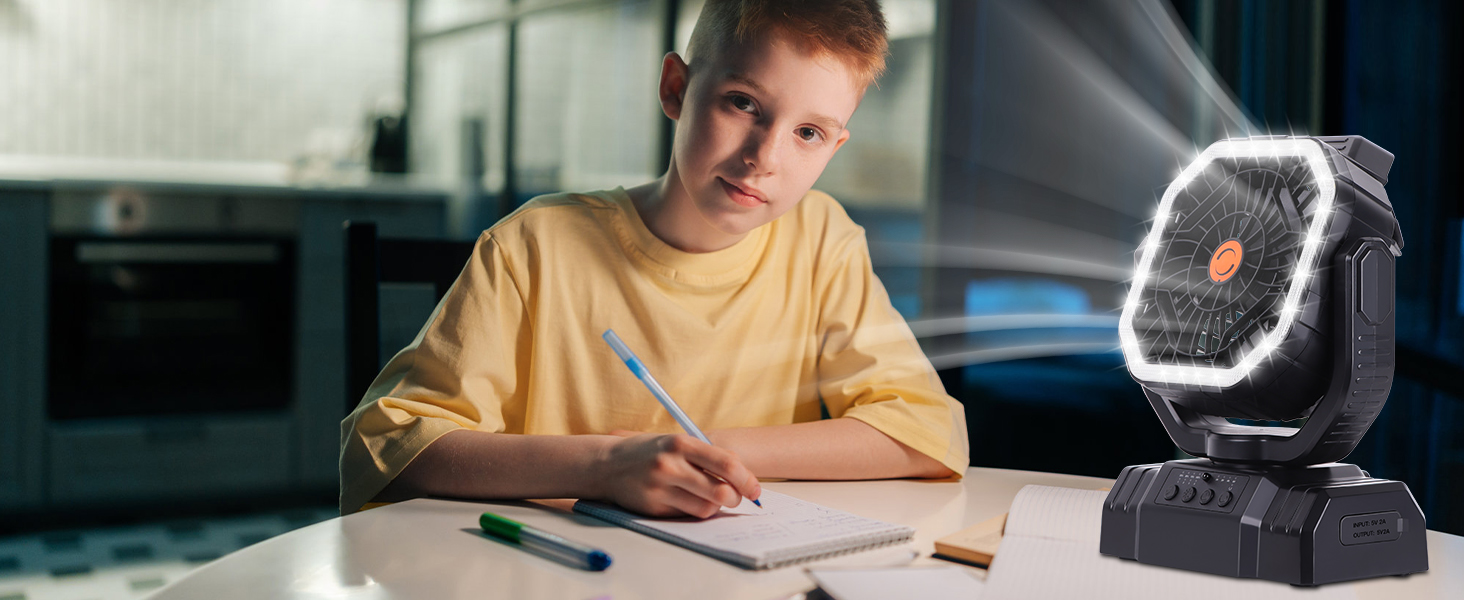 camping fan battery operated fan bedroom fan small desk fan