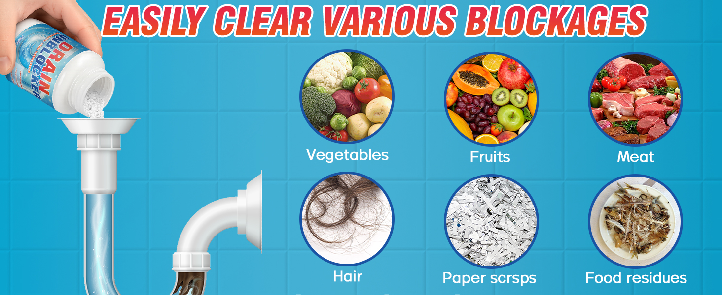 powder drain clog remover