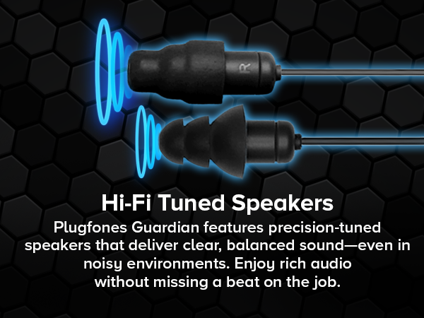  plugfones earplugs with audio earmuffs galaxy look decibel defense muffs jobsite glasses pass mic